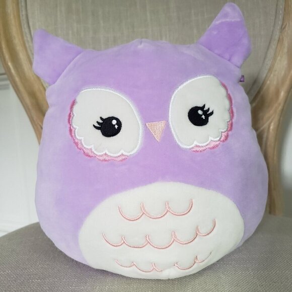 NEW Squishmallows Miranda the Owl 8β Official Kellytoy Purple Owl Squishy Plush - Picture 9 of 12
